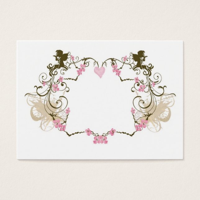 Profilkort för änglar visitkort (Framsidan)