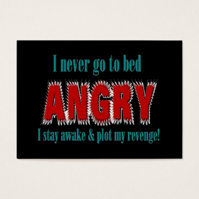 Profilkort för arg visitkort (Framsidan)