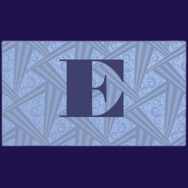 Profilkort för Art Deco-triangel Visitkort (Skapare uppladdad)