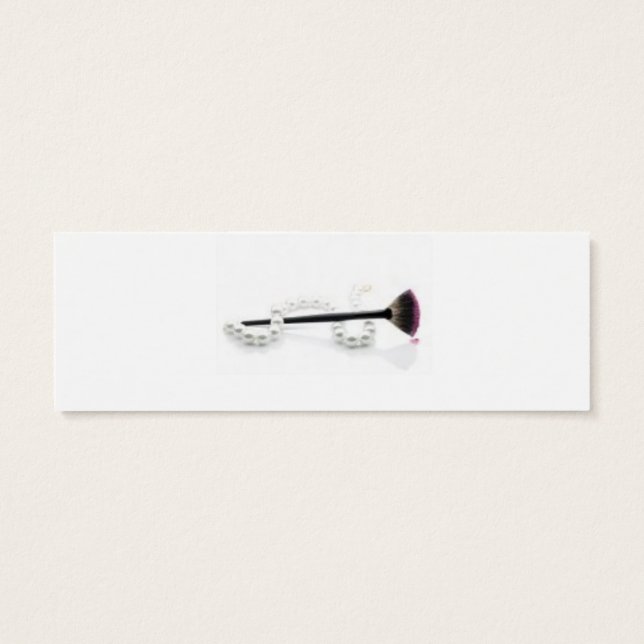 Profilkort för den vackra Diva-representationen Litet Visitkort (Baksidan)