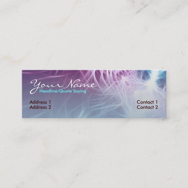 Profilkort för Fantastika Mini Biz Mini Visitkort (Framsida)