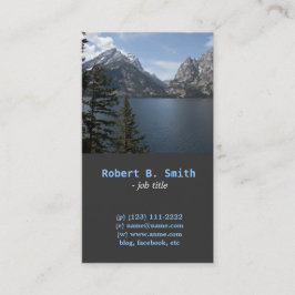 Profilkort för Grand Teton National Park-fotografi Visitkort