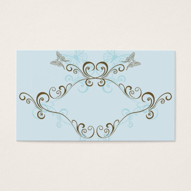 Profilkort för Retro ram Visitkort (Framsidan)