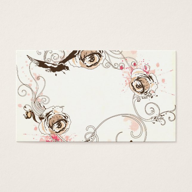 Profilkort för Retro ram Visitkort (Framsidan)