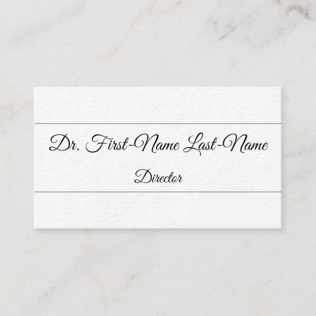 Profilkort för skript visitkort (Framsida)