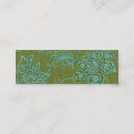 Profilkort för smala - Blommor Mini Visitkort