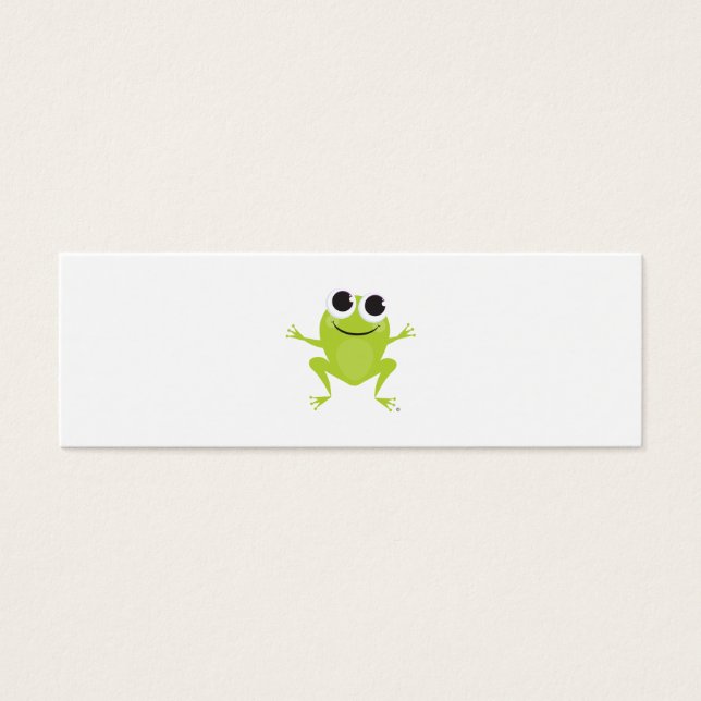 Profilkort för Smala i Lycklig Frog Litet Visitkort (Framsidan)