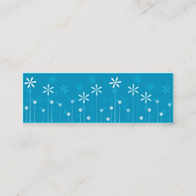 Profilkort för smala - inlägg mini visitkort (Framsida)