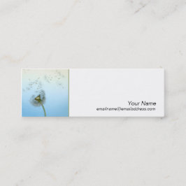 Profilkort för smala - önska mini visitkort