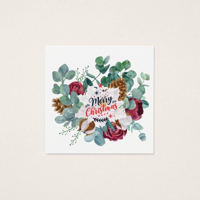 Profilkort,Storlekt kort i kvadrat, 2,5 x 2,5 tum (Framsida)