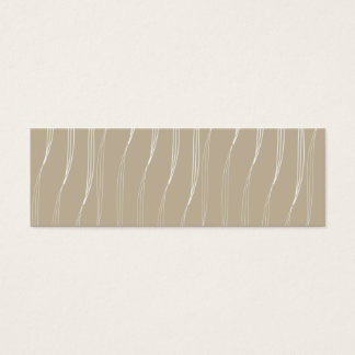 Profilkort vanilla pud beige litet visitkort