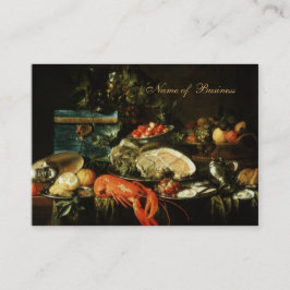 Profilkort Vintagekonst Stillebenmålning Visitkort