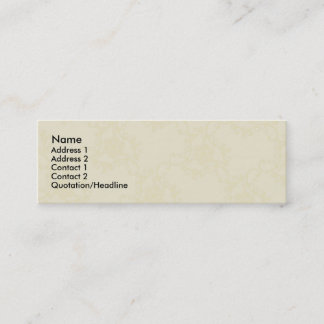 Profilkortsmall för Mönster Mini Visitkort