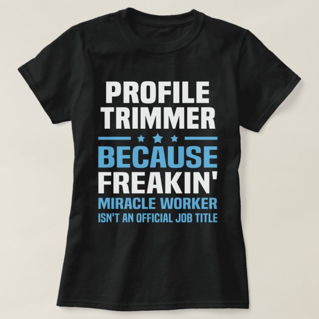 Profiltrimmer T Shirt (Design framsida)