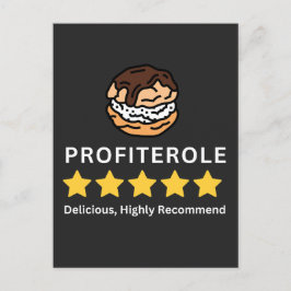 Profiterole 5 stjärnor för profiteroles älskare vykort