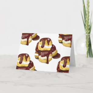 Profiteroles hälsningkort kort
