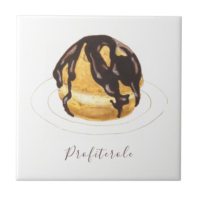 Profiterolött Kakelplatta (Framsidan)