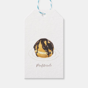Profiterolött Presentetikett