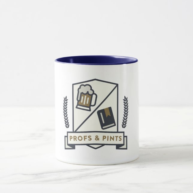 Profs och halva liter kaffemug. mugg (Center)