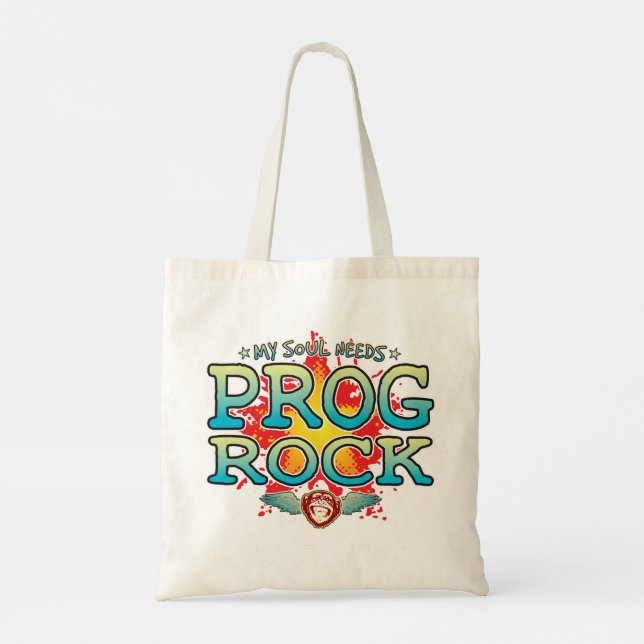 Prog Sten Soul Tote Bag Tygkasse (Baksida)
