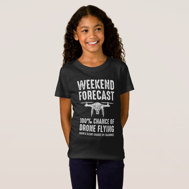 Prognos för Helg - 100 % av drakflygningen T Shirt (Hel framsida)