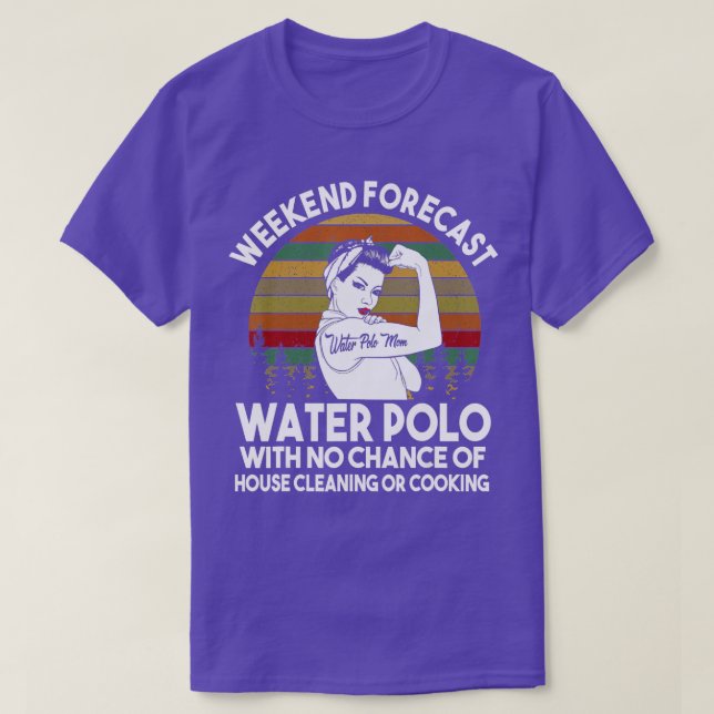 Prognos vatten Polo Mamma Helg T Shirt (Design framsida)