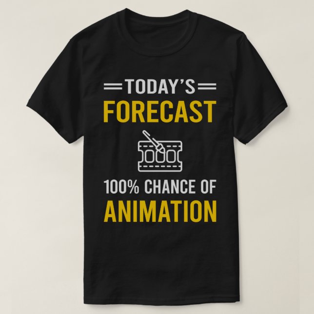 Prognosanimering idag t shirt (Design framsida)