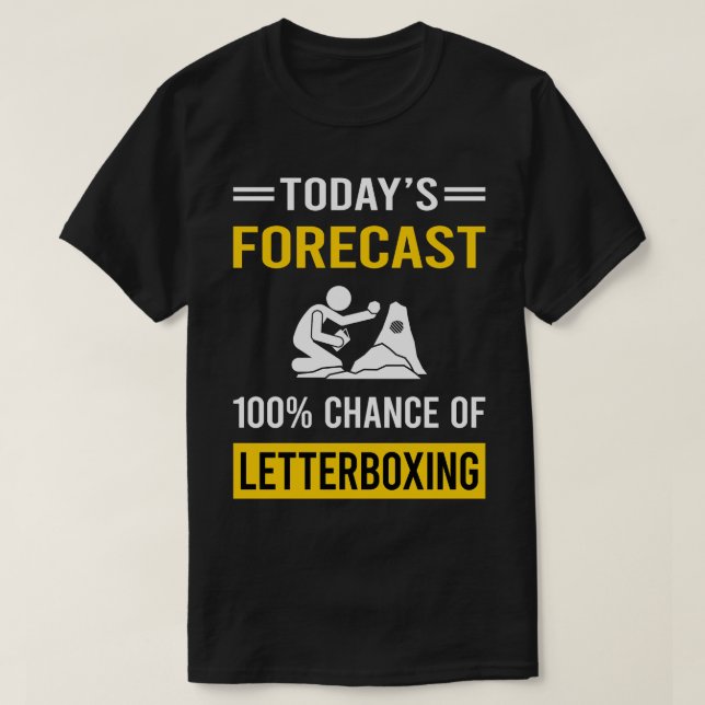 Prognosbrev i dag t shirt (Design framsida)