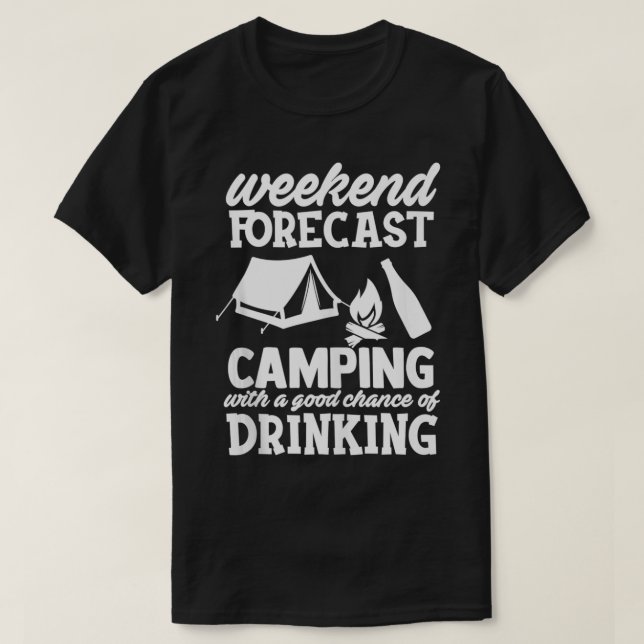 Prognosdesign för Lusy Camping helg T Shirt (Design framsida)
