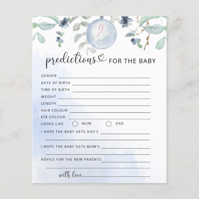 Prognoser och råd från baby under jul (Framsida)