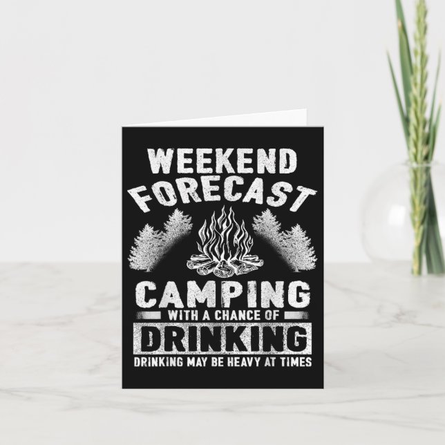 Prognoskampanj för Camper Roligt Helg med möjlighe Kort (Framsida)