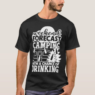 Prognoskampanj i helg med en dräneringsmöjlighet t shirt