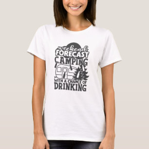 Prognoskampanj i helg med en dräneringsmöjlighet t shirt