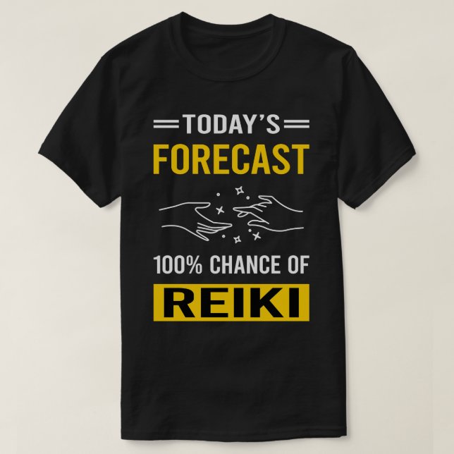 Prognostisera Reiki i dag T Shirt (Design framsida)