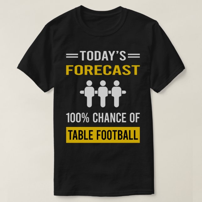 Prognostiserad fotboll i Bord T Shirt (Design framsida)