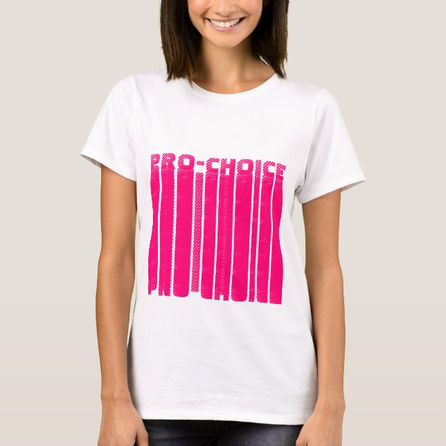 Prognostiserad shock rosa av grafik, modern coola t shirt (Framsida)