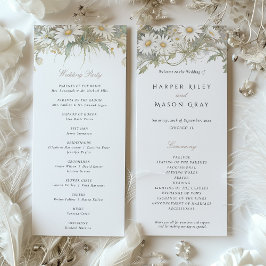 Program Bröllop Vild Daisys