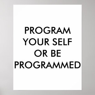 PROGRAM DIN SJÄLV POSTER