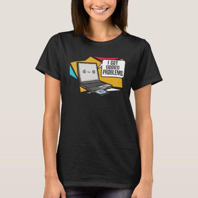 Program för binära problem t shirt (Framsida)