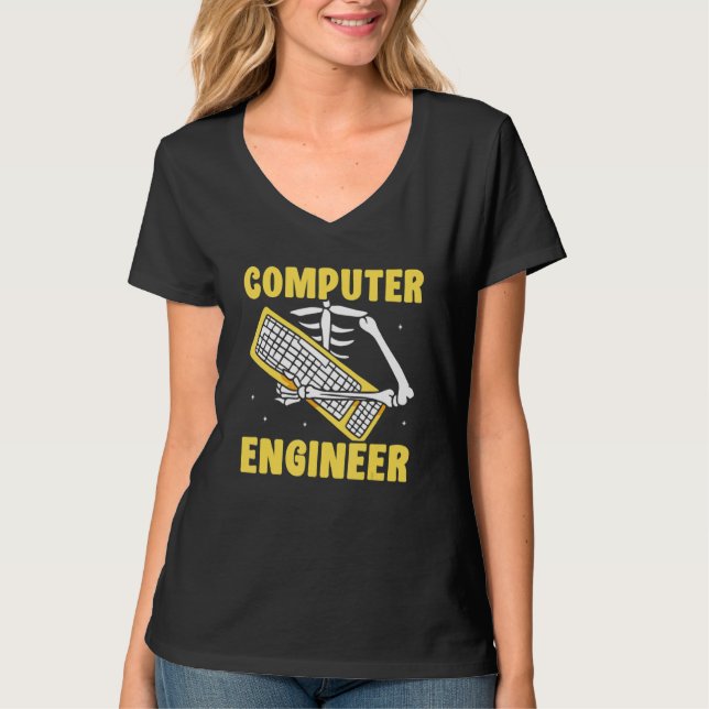 Program för datorkodning av Ingenjör T Shirt (Framsida)