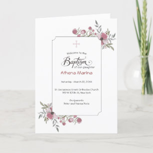 Program för dop för Athena grekiskt ortodoxkyrka