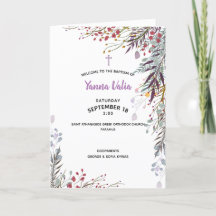 Program för dop för Yanna grekiskt ortodoxkyrka