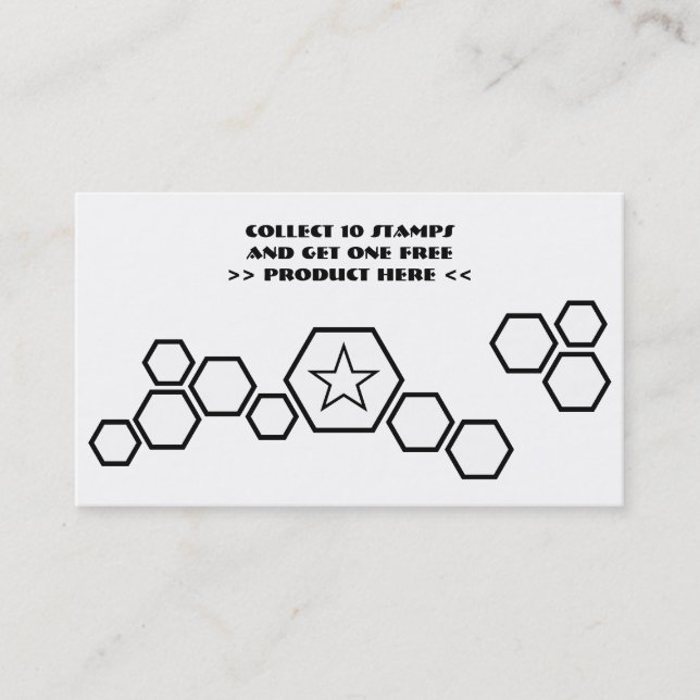 program för honungskakalojalitetbelöningar lojalitetskort (Framsida)