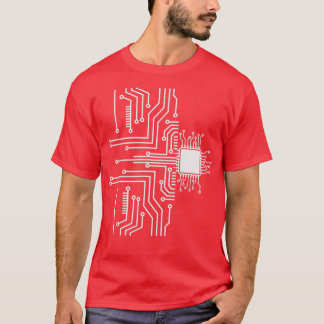 Program för PCB Board Traces Computer Scientist T Shirt