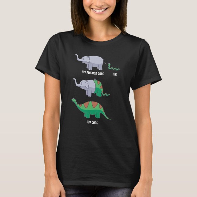 Program för programkodning för software Developer  T Shirt (Framsida)
