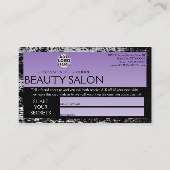 program för remiss för amerikanskönhethemligheter (Framsida)