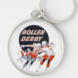 Program för rullDerby vintage - nyckelring