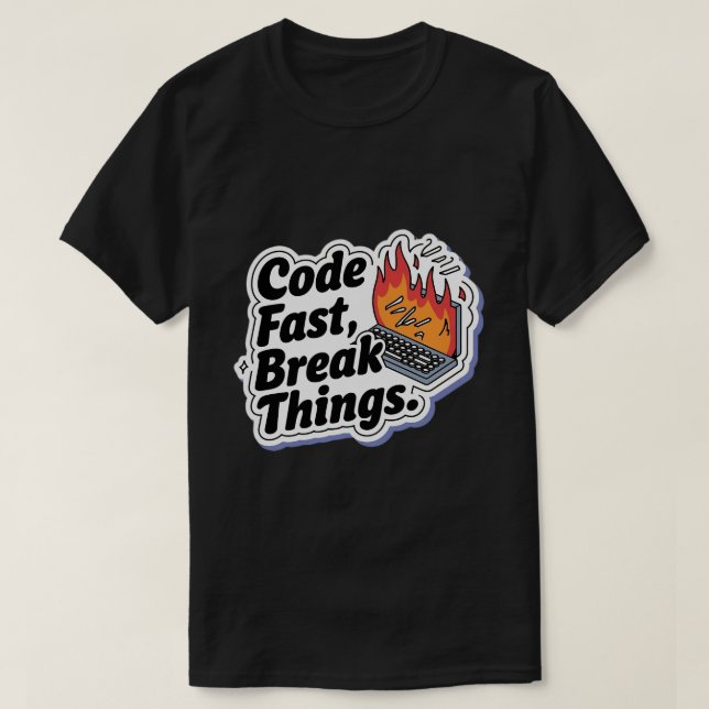Program för snabb avbrytning av Sak T Shirt (Design framsida)