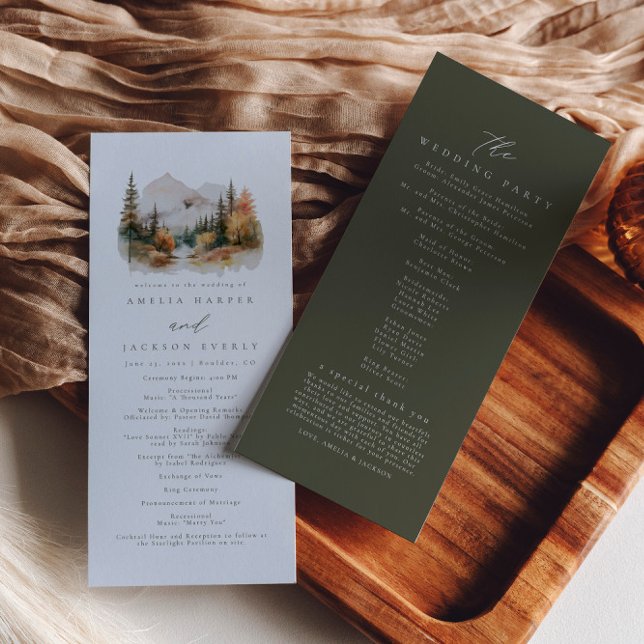 Program för vattenfärgsbergsordning för händelser (Skapare uppladdad)