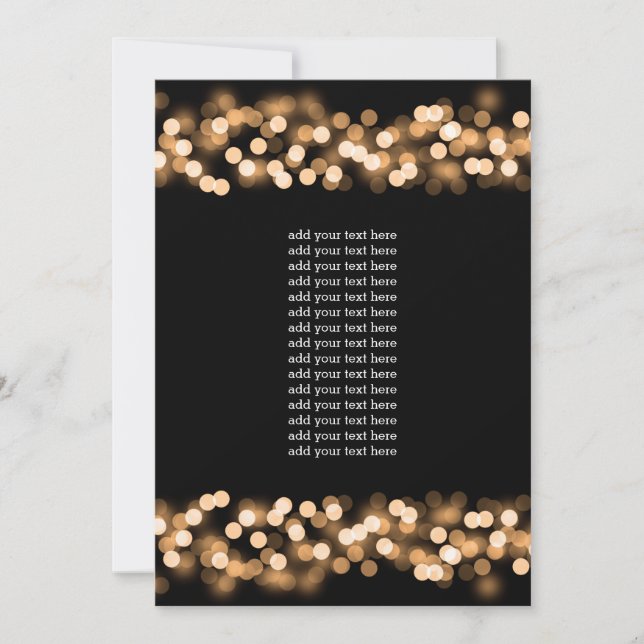 Program Insert Guld Hollywood Glam (Framsida)